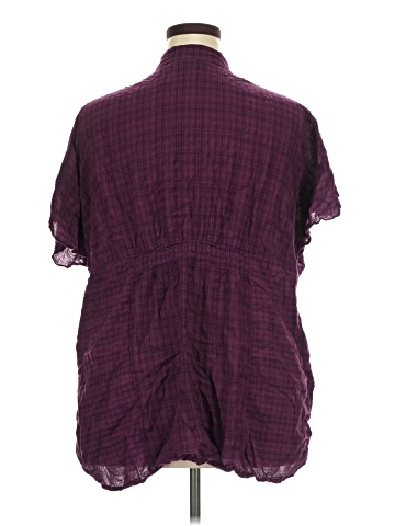 Eyeshadow Short Sleeve Blouse (view 2)