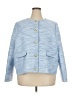 J.Crew Factory Store 100% Polyester Blue Jacket Size 24 - photo 1