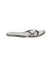 TKEES Silver Flip Flops Size 9 - photo 1
