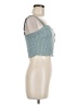 BCNU Be Seeing You Teal Sleeveless Top Size M - photo 4