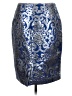 Sunny Leigh Metallic Blue Formal Skirt Size 6 - photo 2