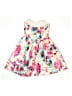 B. Darlin 100% Polyester Floral Pink Teal Cocktail Dress Size 1 - 2 - photo 2