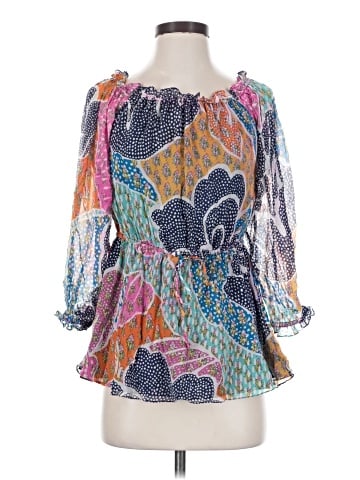 Diane von Furstenberg 3/4 Sleeve Silk Top (view 1)