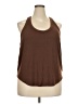 Active Brown Tank Top Size 4X - photo 1