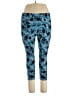 Glyder Print Blue Active Pants Size XL - photo 1