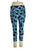 Glyder Print Blue Active Pants Size XL - photo 2