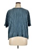 Marc New York 100% Polyester Teal Short Sleeve Blouse Size XL - photo 1