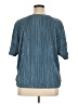 Marc New York 100% Polyester Teal Short Sleeve Blouse Size XL - photo 2