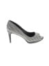 Nine West Houndstooth Gray Heels Size 7 1/2 - photo 1