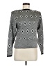 St. John Argyle Gray Pullover Sweater Size 8 - photo 1