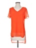 Vince Camuto 100% Polyester Orange Short Sleeve Blouse Size XS - photo 1