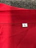 Unbranded 100% Polyester Solid Red Long Sleeve Blouse Size L - photo 7