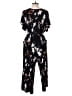 Kaileigh Floral Black Jumpsuit Size 1X - photo 2