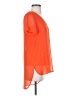 Vince Camuto 100% Polyester Orange Short Sleeve Blouse Size XS - photo 4