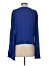 Blue Life 100% Rayon Blue Long Sleeve Blouse Size XS - photo 2