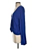 Blue Life 100% Rayon Blue Long Sleeve Blouse Size XS - photo 5