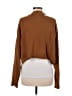 Double Zero 100% Polyester Brown Cardigan Size M - photo 2