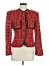 Evan Picone Plaid Red Blazer Size 6 - photo 1