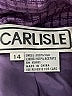 Carlisle 100% Silk Houndstooth Purple Silk Blazer Size 14 - photo 6