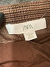 Zara Plaid Brown Skirt Size 11 - 12 - photo 3