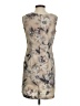 Unbranded 100% Polyester Floral Tan Cocktail Dress Size 3 - photo 2