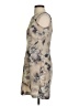 Unbranded 100% Polyester Floral Tan Cocktail Dress Size 3 - photo 5