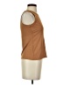 Halogen Brown Sleeveless T-Shirt Size S - photo 4