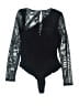 Cinq à Sept Black Bodysuit Size L - photo 2
