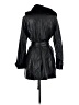 Vince Camuto 100% Polyester Black Trenchcoat Size M - photo 2