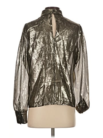 A.L.C. Long Sleeve Silk Top (view 2)