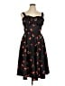 Unbranded 100% Polyester Black Cocktail Dress Size 0X - photo 1