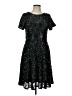 Aidan Mattox 100% Polyester Stars Black Cocktail Dress Size 12 - photo 1