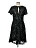 Aidan Mattox 100% Polyester Stars Black Cocktail Dress Size 12 - photo 2