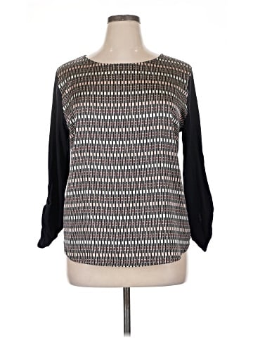 Ann Taylor Factory 3/4 Sleeve T-Shirt (view 1)