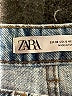 Zara 100% Baumwolle Blue Denim Shorts Size 6 - photo 3