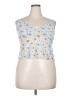 Wild Fable 100% Polyester Blue Sleeveless Blouse Size XXL - photo 1