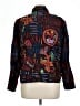 Chico's Design 100% Silk Print Multi Color Black Long Sleeve Silk Top Size Lg (2) - photo 2