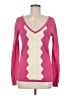 Lacoste 100% Cotton Argyle Pink Pullover Sweater Size EU 38 / US 8 - photo 1