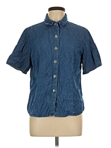 Coldwater Creek Short Sleeve Button-Down Shirt (view 1)