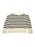 Gap Kids 100% Cotton Stripes Ivory Pullover Sweater Size L (kids) - photo 1