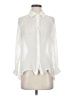 Tart 100% Silk Ivory Long Sleeve Silk Top Size S - photo 1