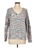 Rachel Zoe TJX 100% Polyester Tweed Blue Pullover Sweater Size L - photo 1