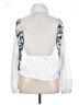 Zyia Active 100% Polyester Graphic White Track Jacket Size XL - photo 2