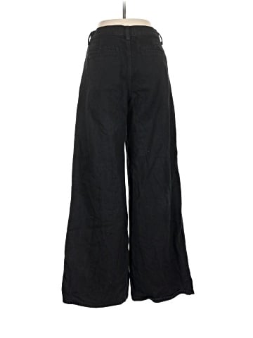 Madewell Superwide-Leg Trouser Jeans in Black Rinse Wash (view 2)