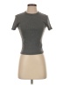 Zara Gray Short Sleeve Turtleneck Size S - photo 1