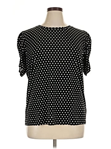 MICHAEL Michael Kors Short Sleeve Blouse (view 1)