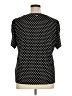 MICHAEL Michael Kors Polka Dots Black Short Sleeve Blouse Size 0X (estimated) - photo 2