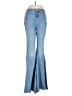 Free People Color Block Blue Jeans Size 28 waist - photo 1