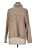 89th & Madison Tweed Tan Turtleneck Sweater Size M - photo 1