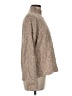 89th & Madison Tweed Tan Turtleneck Sweater Size M - photo 4